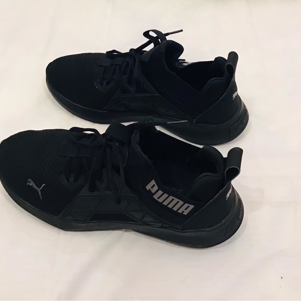 Puma Men's Black Low-Top Athletic Trainers